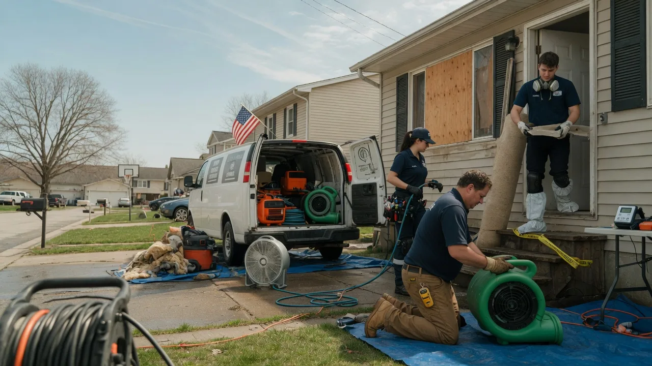 Water Damage Restoration in Tigerton, WI near me